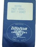 INLET NEEDLE SEAT AND GASKET 010790