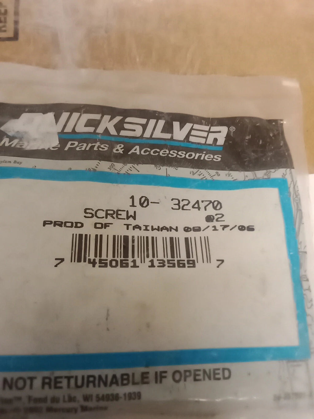10-32470 QUICKSILVER 437-14 X1.75 ALLEN BOLT