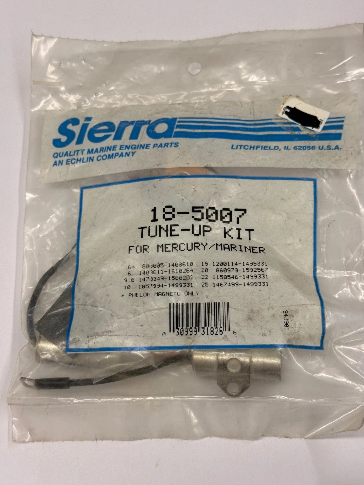 18-5007 Sierra Tune Up Kit Replaces Mercury 398-174 and 398-693