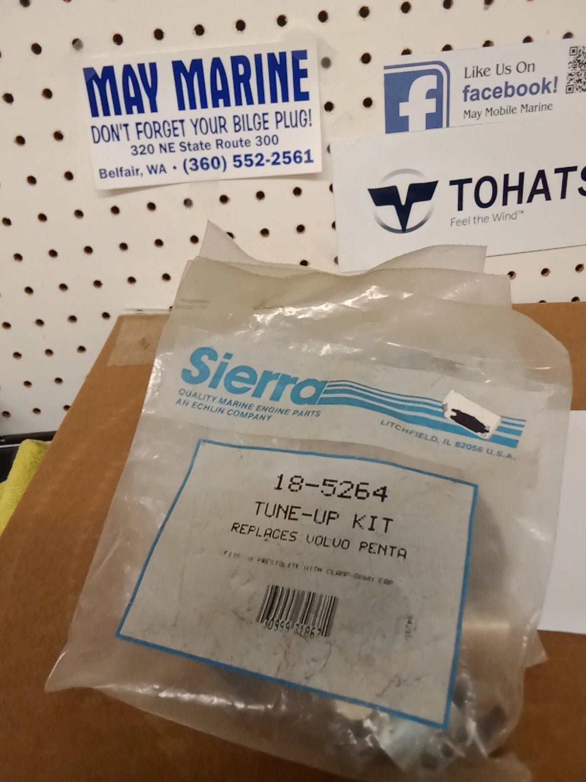 18-5264 Sierra Marine V8 tune up kit  Prestolite clip down cap Volvo Penta