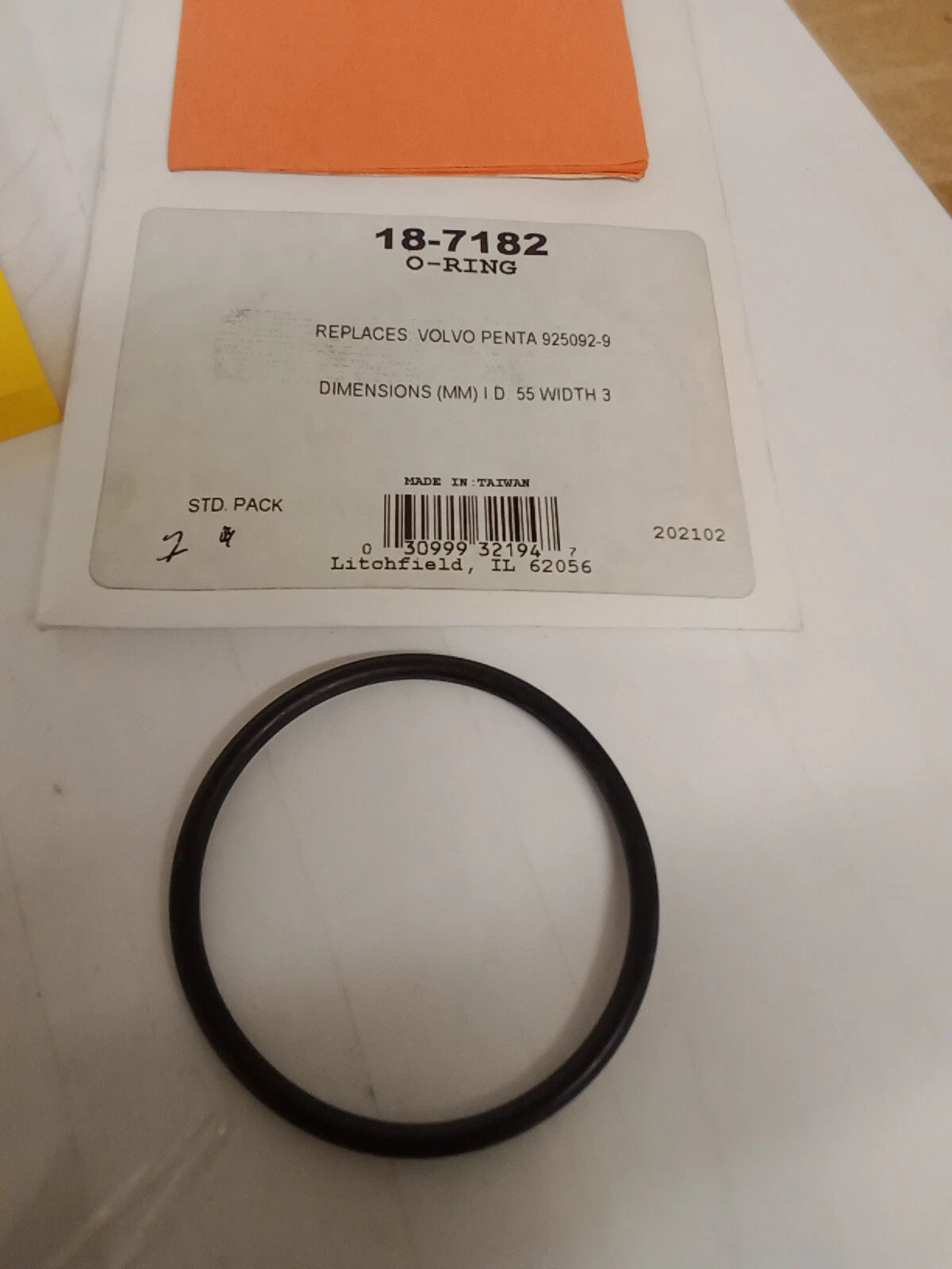 18-7182 SIERRA "Marine O-Ring REPLACES Volvo Penta 925092