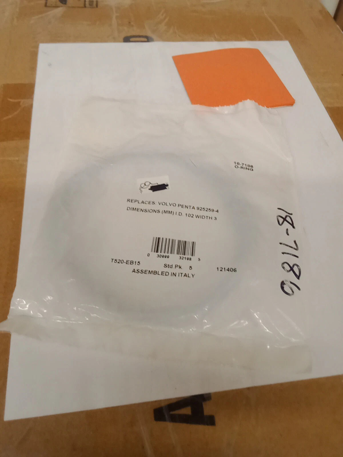 18-7186 SIERRA "SEALING O-RING"