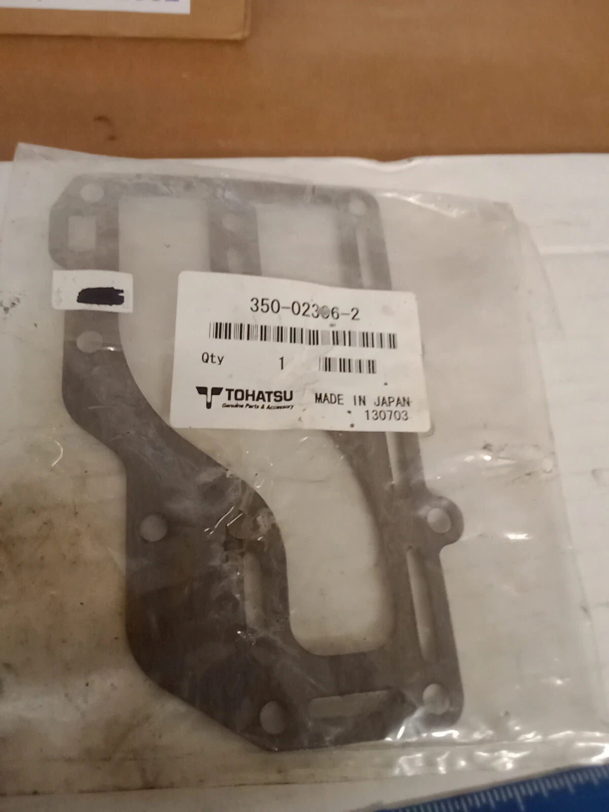 350-02306-2 TOHATSU "INNER COVER GASKET" FITMENT=TOHATSU/NISSAN 9.9-18HP 2T
