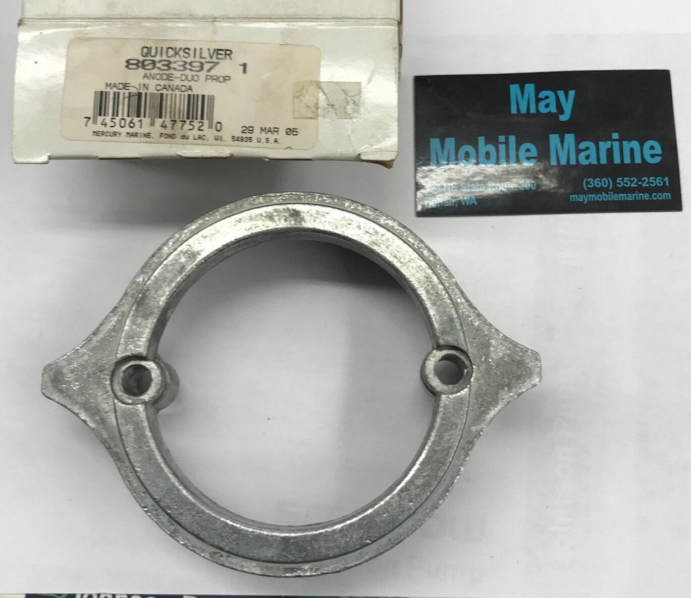 MERCURY QUICKSILVER 803397-1 ANODE -DUO PROP