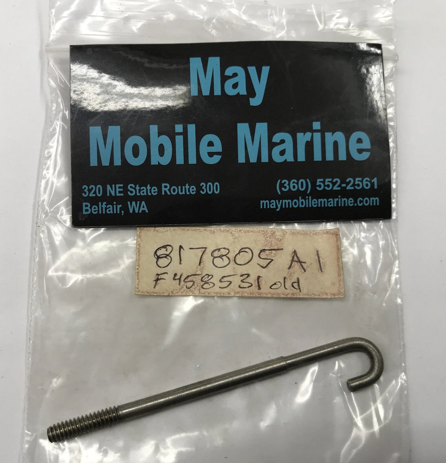 817805A1 GENUINE MERCURY MERCRUISER QUICKSILVER ROD KIT INTERLOCK NLA
