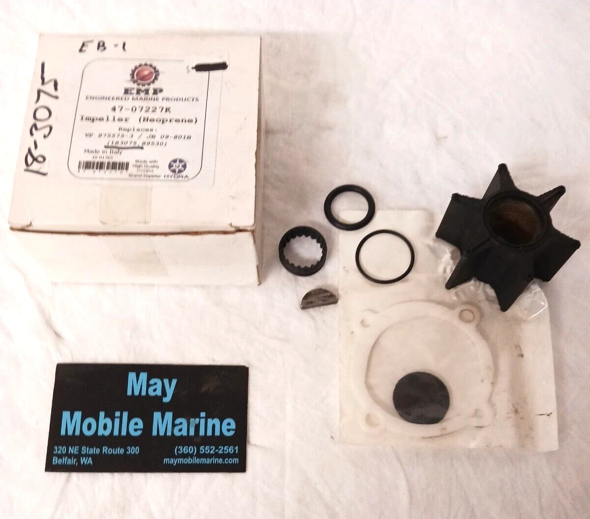 EMP IMPELLER 47-07227K (NEOPRENE) WITH GASKETS, 18-3075