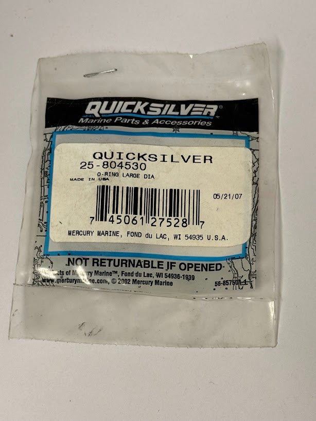 O-RING LARGE MERCURY 25-804530 NEW 6 PACK
