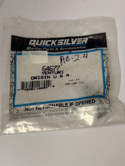 NEW MERCURY QUICLSILVER VENTURI 64677