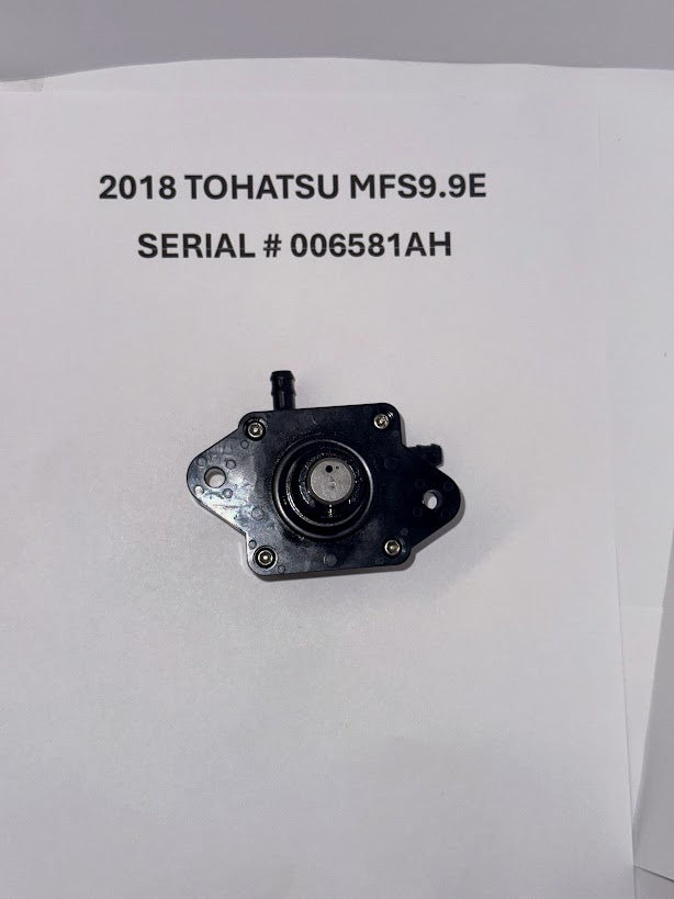 Used Tohatsu fuel pump 3H8040001M 2018 MFS9.9E