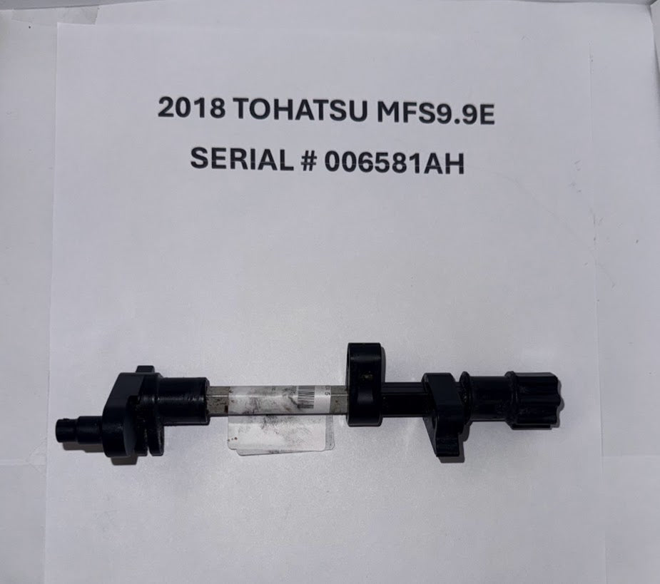 Used Tohatsu 2018 MFS9.9E 3RS661301M Shift Lever Shaft Assy.