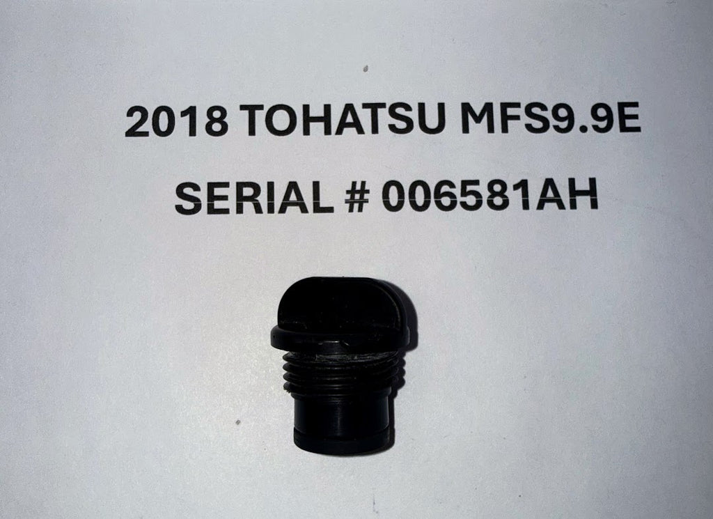 Used Tohatsu 3RS724040M flushing connector cap 2018 MFS9.9E