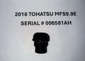 Used Tohatsu 3RS724040M flushing connector cap 2018 MFS9.9E