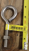 N221648 2161BC 3/8" × 4" EYE BOLT STAINLESS STEEL FINISH STAIN