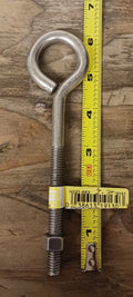 N221663 2161BC 3/8" × 6" EYE BOLT STAINLESS STEEL FINISH STAIN
