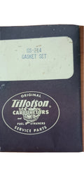NEW TILLOTSON SERVICE PARTS GASKET SET PART NO. GS-214