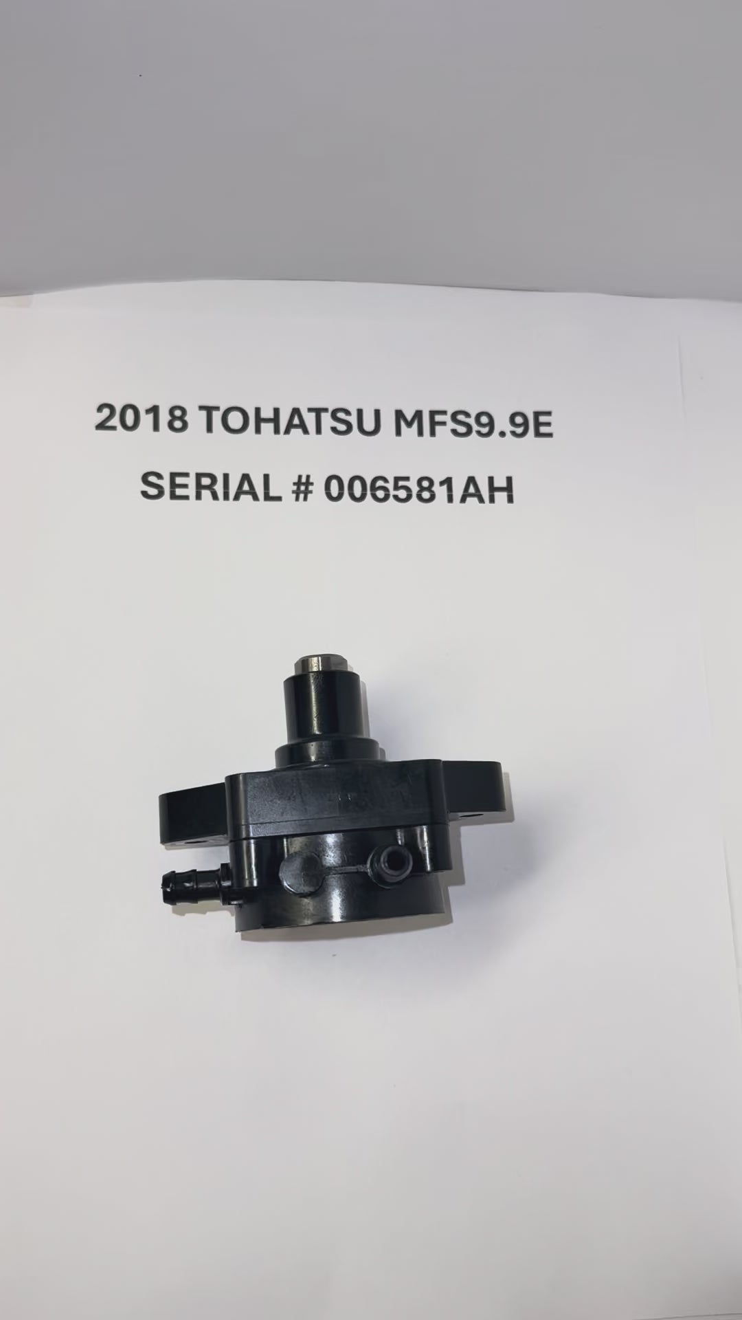 Used Tohatsu fuel pump 3H8040001M 2018 MFS9.9E