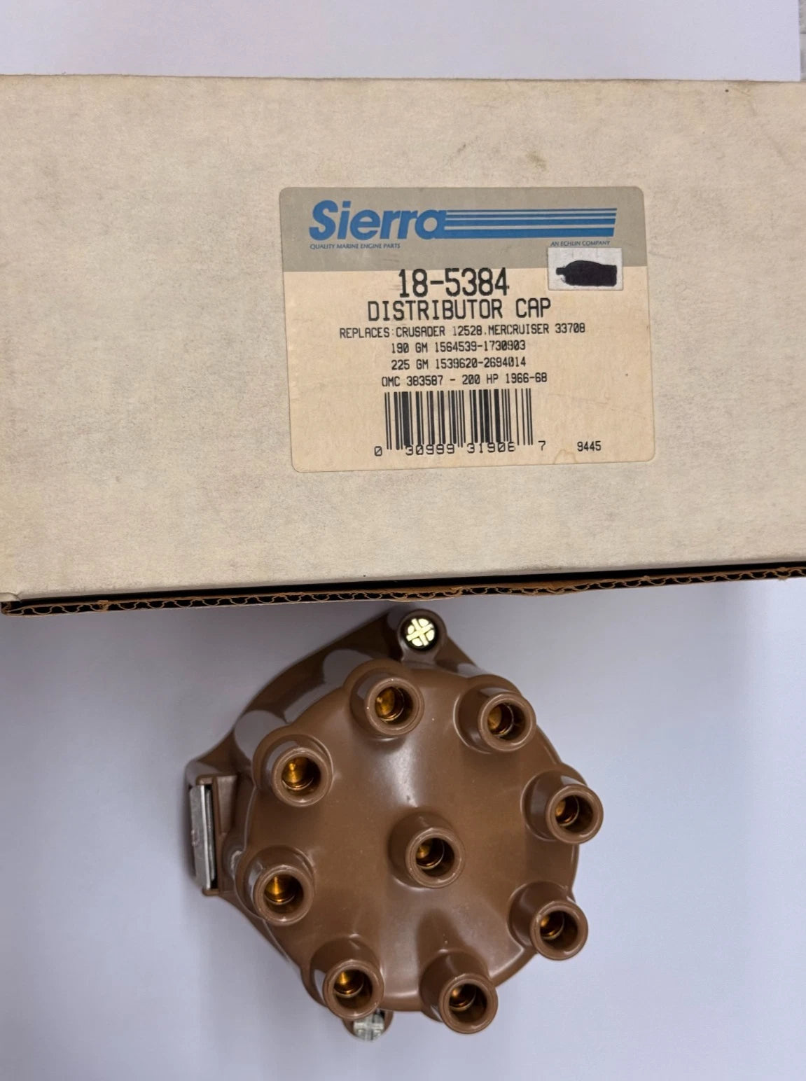 18-5384 SIERRA " Ignition Distributor" Replaced 383587 OMC Evinrude/Johnson