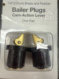 Bailer plugs 7/8" 22mm brass and rubber 375519